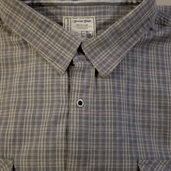 Men's Long-Sleeved Button-Up Shirt 4XL - Colours - Picture 4 of 4